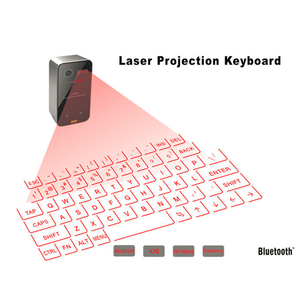 Bluetooth Wireless Mini Portable Laser Virtual Projection Keyboard And Mouse To For Tablet Pc In Stock!!