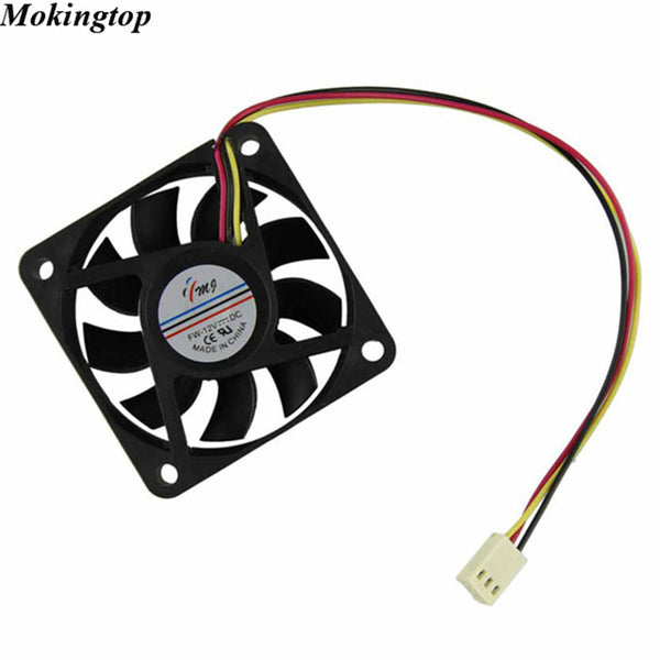 60mm PC CPU Cooling Fan 12V 3 Pin Computer Case Cooler Quiet Connector Easy Installed&15