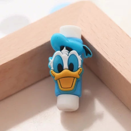 Cartoon Protector Cable Cord Saver Cover Coque For iPhone 8 4 4S 5 5S SE 5C 6 6S 7 X Plus Protective
