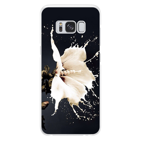 Flowers Case transparent For Samsung Galaxy S5 S6 S7 Edge S8 S9 Plus A3 A5 A8 2016 2017 2018 J1 J2 J3 J5 J7 Prime TPU Note 8