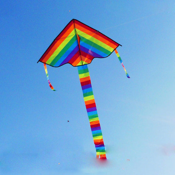 Colorful Rainbow Kite Long