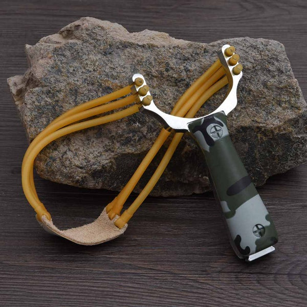 Powerful Aluminium Alloy Slingshot Crossbow Hunting Sling